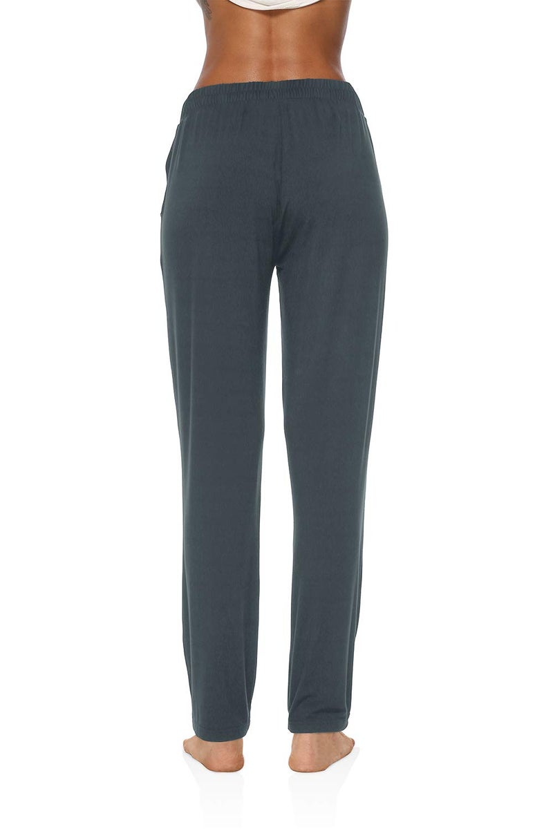 DIBAOLONG Womens Yoga Pants Wide Leg Comfy Drawstring Loose Straight Lounge Running Workout Legging Deep Gray XL - Image 4